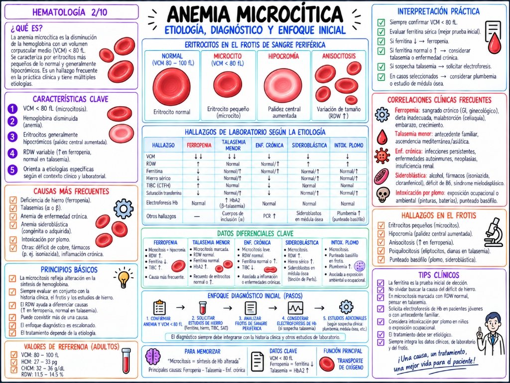 Anemia 2/10: Anemia Microcítica y Normocítica