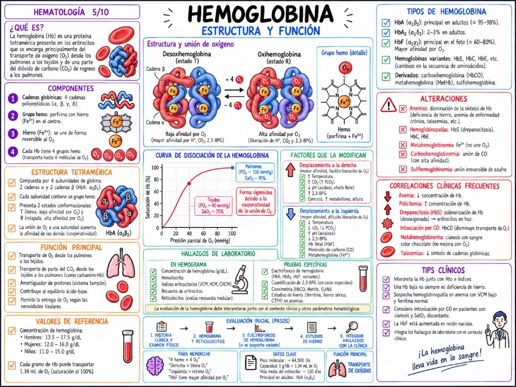 Eritrocitos 5/10: Hemoglobina: Estructura y Función