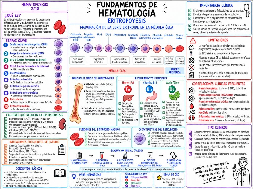 Hematopoyesis 2/10: Eritropoyesis
