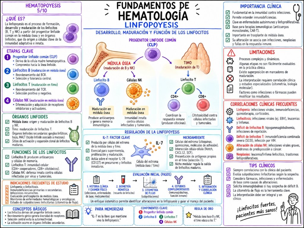 Hematopoyesis 5/10: Linfopoyesis